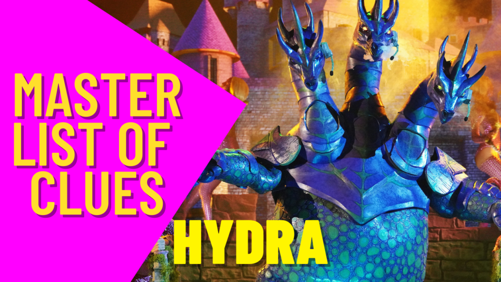 Masked Singer Hydra Clues – Master List